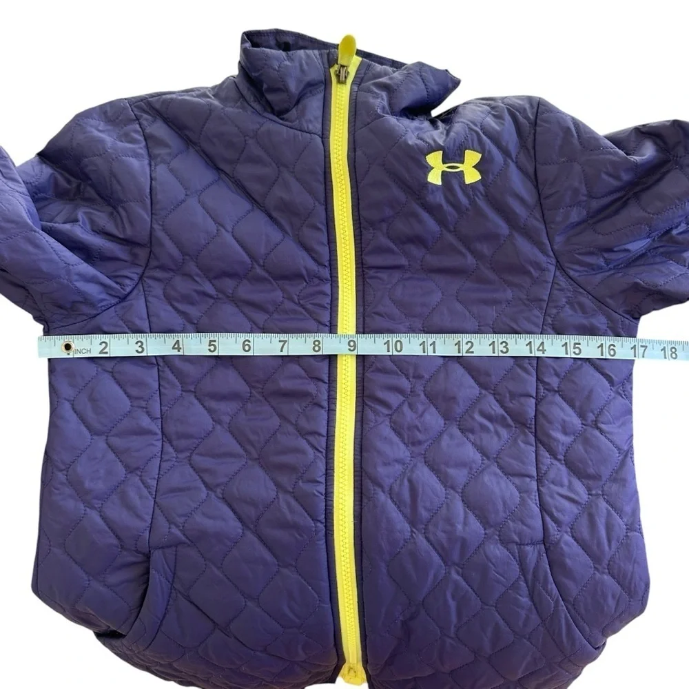 Under Armour Medium Purple Storm 1 Quilted Puffer Jacket Cold Gear‎ Infrared
